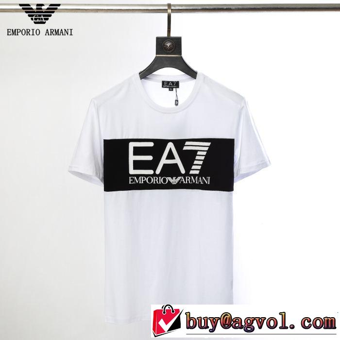 爽やかすぎない大人の印象に アルマーニ ARMANI 2色可選 Tシャツ/ティーシャツ 軽やかな素材感