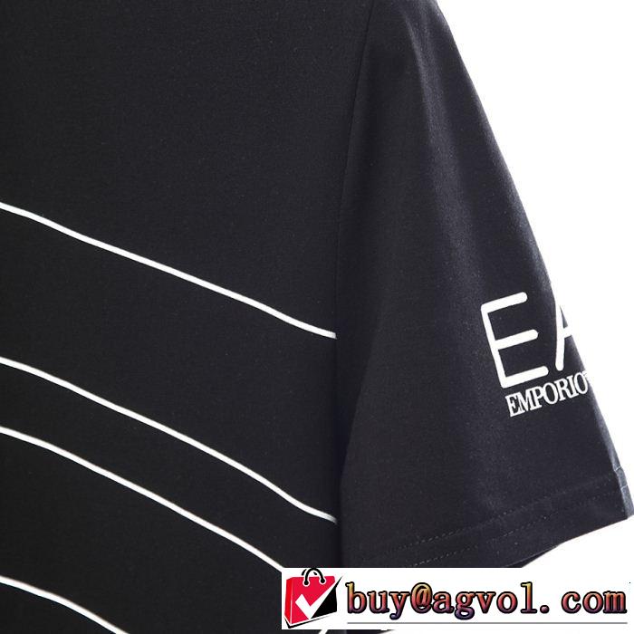 今旬のシルエットバランス アルマーニ 2色可選 ARMANI ちょっと大人の印象 スタイルアップ上品 Tシャツ/ティーシャツ