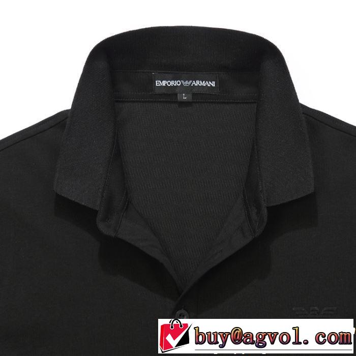 今年の正解大人気新作 2019年春夏流行ファッション ARMANI アルマーニ  半袖Tシャツ 4色可選