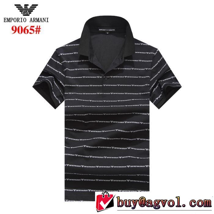 今季のトレンド人気新作 ARMANI アルマーニ  半袖Tシャツ 4色可選 2019春夏も引き続きトレンド