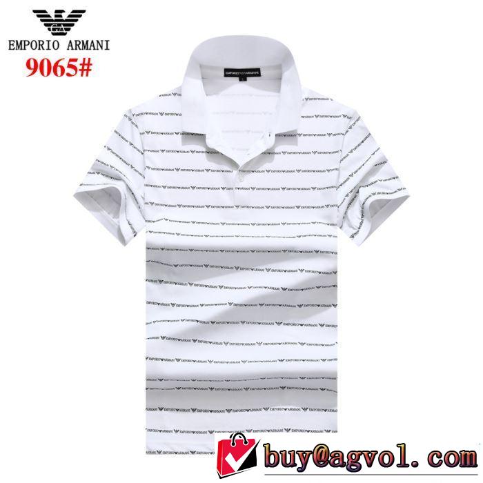 今季のトレンド人気新作 ARMANI アルマーニ  半袖Tシャツ 4色可選 2019春夏も引き続きトレンド