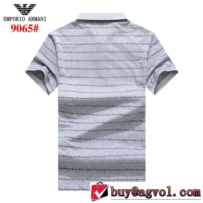 今季のトレンド人気新作 ARMANI アルマーニ  半袖Tシャツ 4色可選 2019春夏も引き続きトレンド