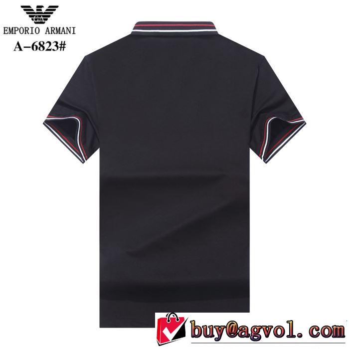 2019春夏は人気定番 一押し注目ブランドファション ARMANI アルマーニ  半袖Tシャツ 多色可選