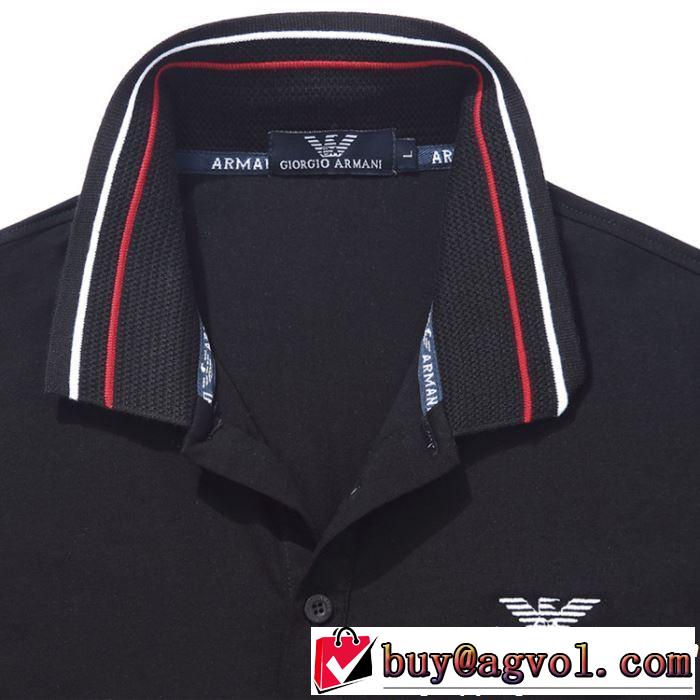 2019春夏は人気定番 一押し注目ブランドファション ARMANI アルマーニ  半袖Tシャツ 多色可選