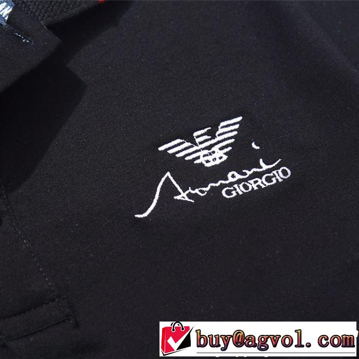 2019春夏は人気定番 一押し注目ブランドファション ARMANI アルマーニ  半袖Tシャツ 多色可選