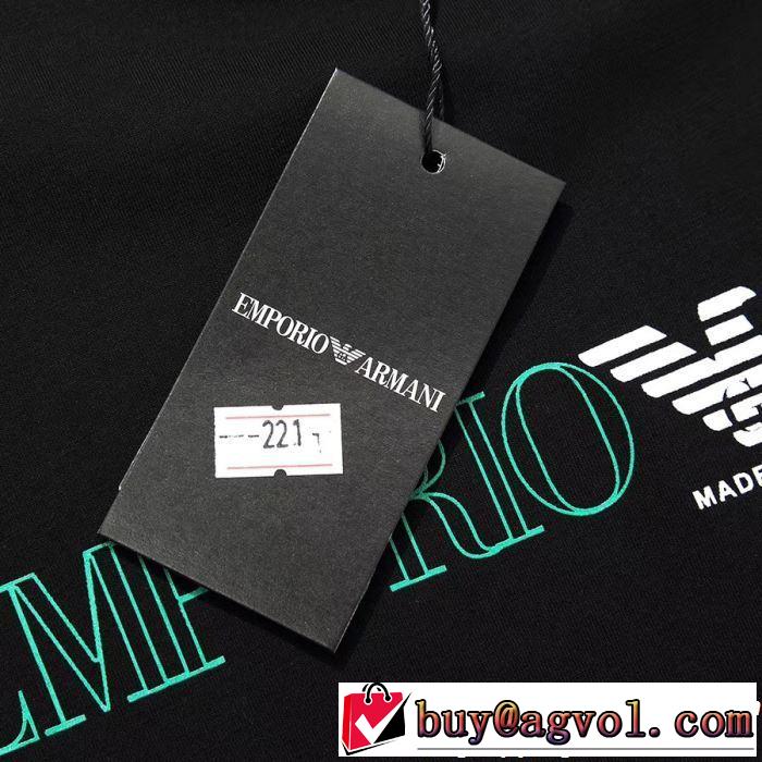 ARMANI アルマーニ  半袖Tシャツ 3色可選 今流行りの最新コレクション 2019SSのトレンド商品