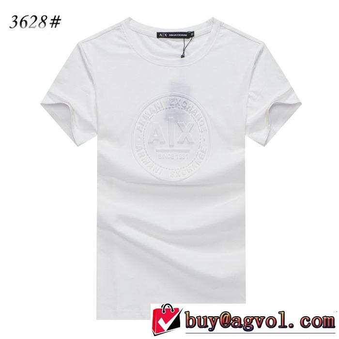 春夏！大人カジュアル 【2019春夏】最新コレクション ARMANI アルマーニ  3色可選 半袖Tシャツ