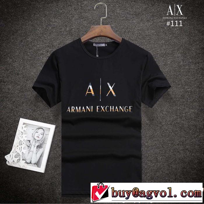 ARMANI アルマーニ  半袖Tシャツ 3色可選 抜け感のある夏着物 2019春夏も引き続きトレンド