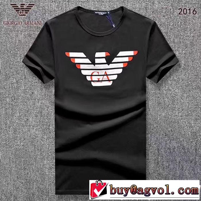 スタイリッシュに新着2019春夏は人気定番 ARMANI アルマーニ  半袖Tシャツ 3色可選
