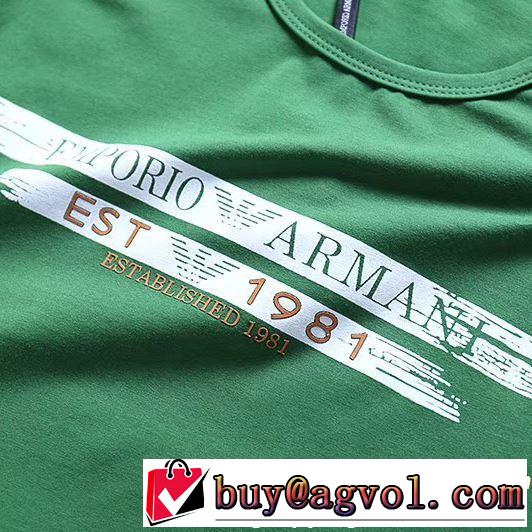 3色可選 2019SSのトレンド商品 欠かせない限定アイテム 半袖Tシャツ ARMANI アルマーニ