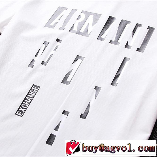 ARMANI アルマーニ  半袖Tシャツ 2色可選 夏っぽさ新作アイテム 2019年の夏のマスト