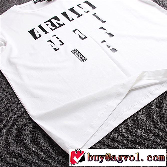 ARMANI アルマーニ  半袖Tシャツ 2色可選 夏っぽさ新作アイテム 2019年の夏のマスト