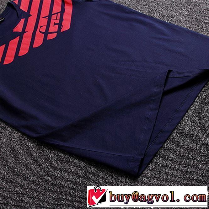 ARMANI アルマーニ  半袖Tシャツ 3色可選 人気夏ファションおすすめ 2019年春夏シーズンの人気