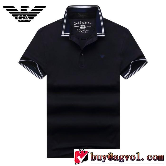 最近のトレンドアイテム おしゃれな夏ファッション2019 ARMANI アルマーニ  3色可選 半袖Tシャツ