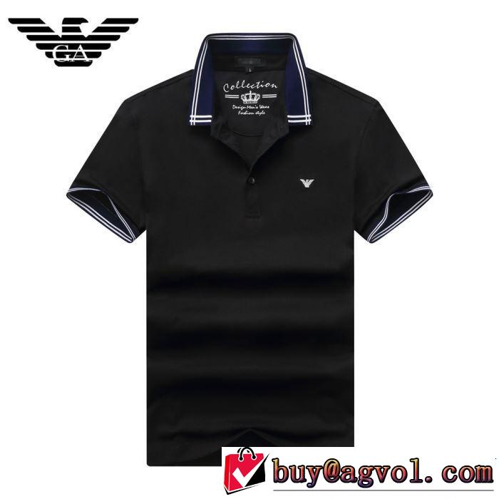 最近のトレンドアイテム おしゃれな夏ファッション2019 ARMANI アルマーニ  3色可選 半袖Tシャツ