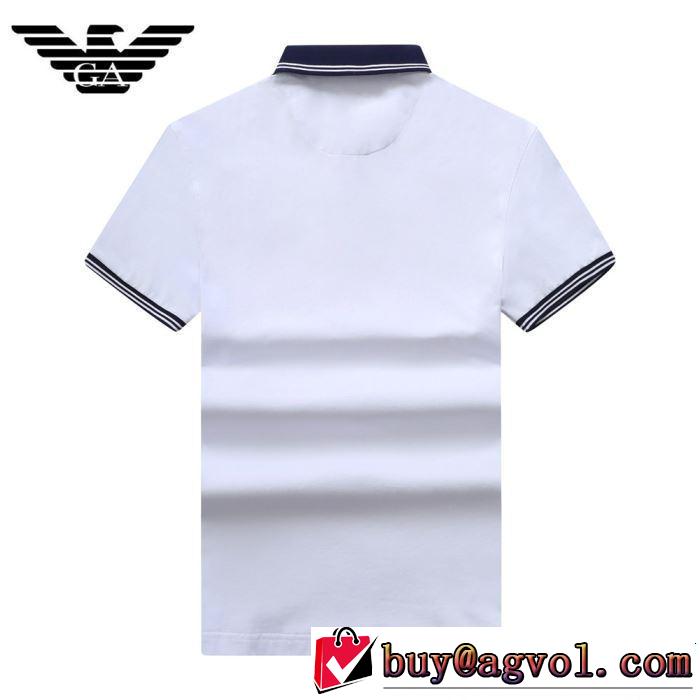 最近のトレンドアイテム おしゃれな夏ファッション2019 ARMANI アルマーニ  3色可選 半袖Tシャツ