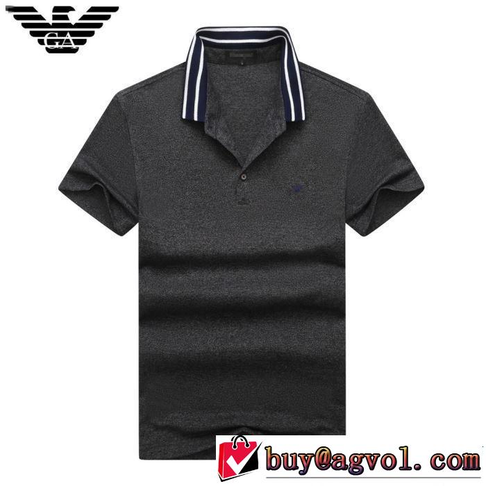 夏にぴったり限定アイテム ARMANI アルマーニ  半袖Tシャツ 3色可選 2019即旬な装いに