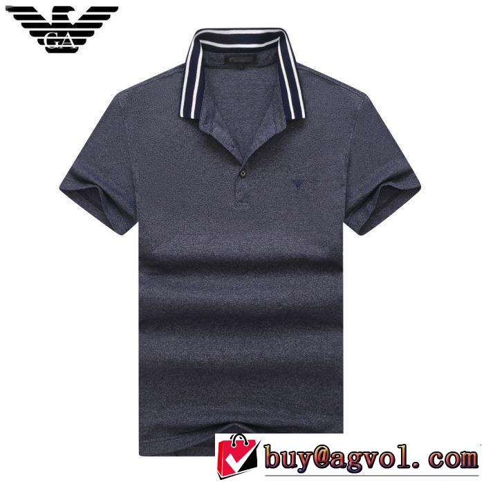 夏にぴったり限定アイテム ARMANI アルマーニ  半袖Tシャツ 3色可選 2019即旬な装いに