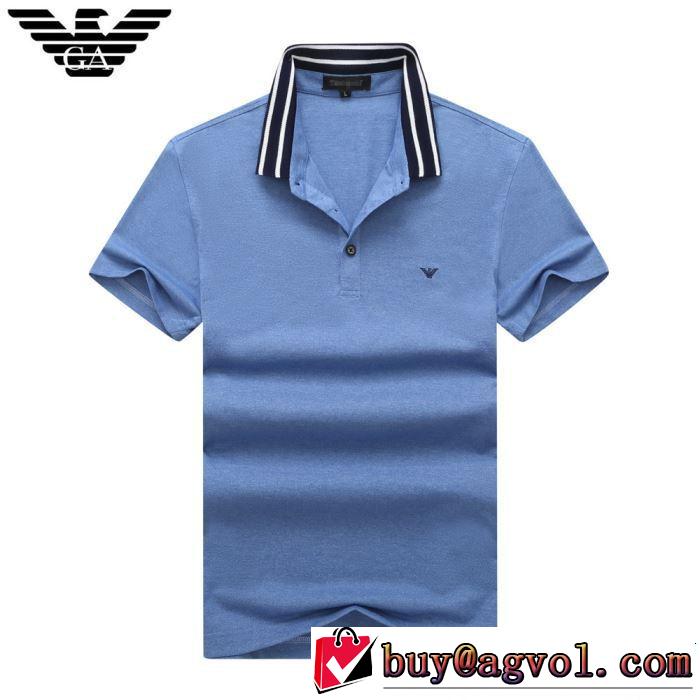 夏にぴったり限定アイテム ARMANI アルマーニ  半袖Tシャツ 3色可選 2019即旬な装いに