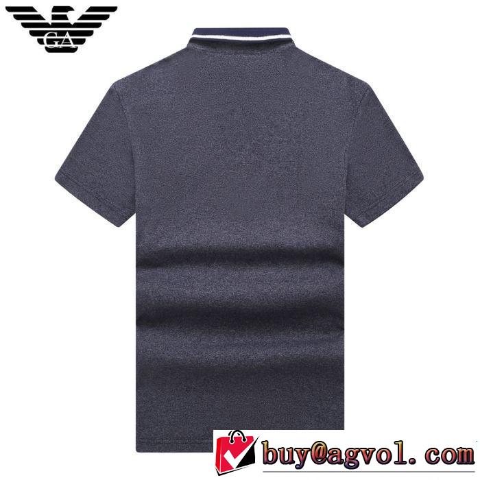 夏にぴったり限定アイテム ARMANI アルマーニ  半袖Tシャツ 3色可選 2019即旬な装いに