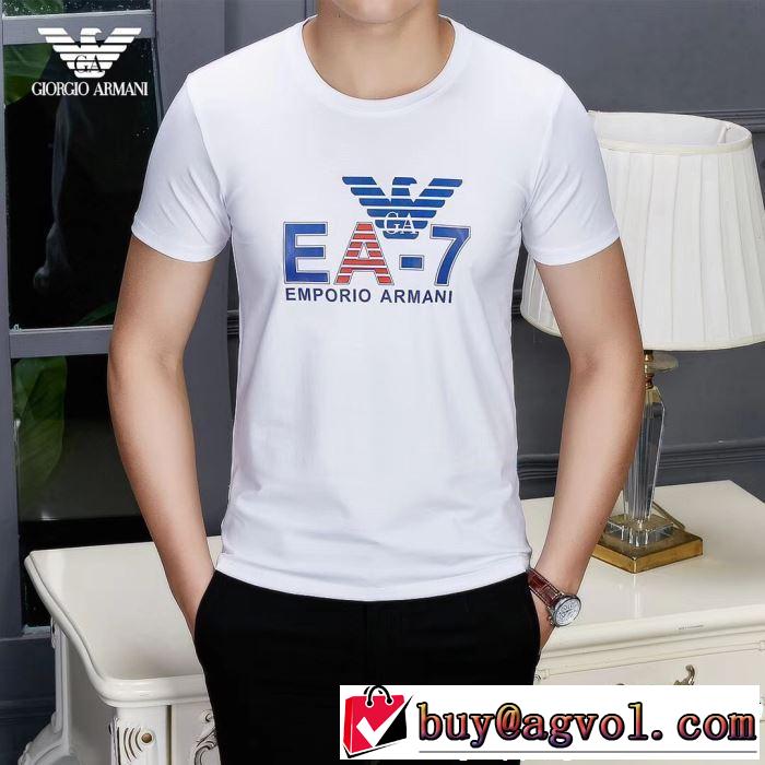 ARMANI アルマーニ  半袖Tシャツ 2色可選 海外セレブは大人気 おしゃれな夏ファッション2019