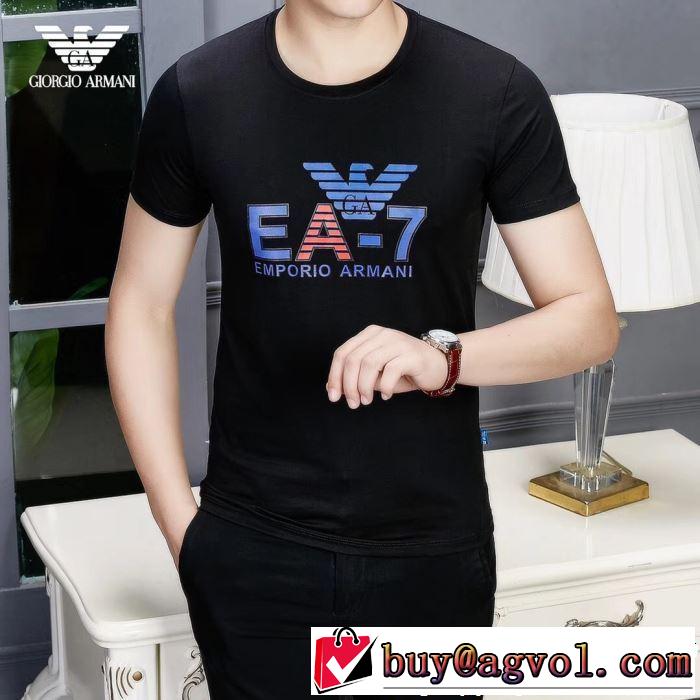 ARMANI アルマーニ  半袖Tシャツ 2色可選 海外セレブは大人気 おしゃれな夏ファッション2019