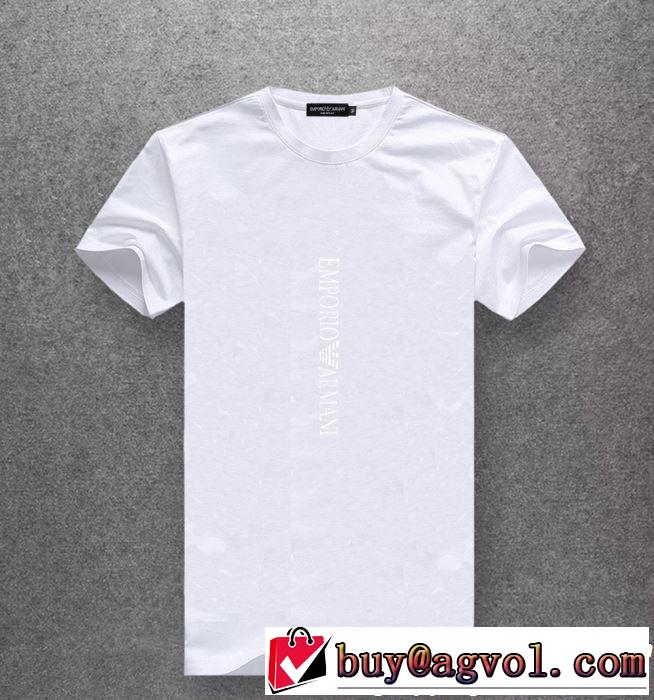 多色可選 半袖Tシャツ 2019夏ファション新品 大人のこなれた着こなし ARMANI アルマーニ