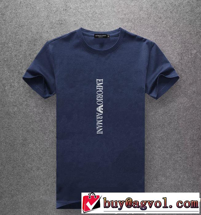 多色可選 半袖Tシャツ 2019夏ファション新品 大人のこなれた着こなし ARMANI アルマーニ