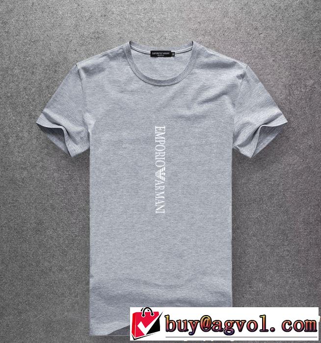 多色可選 半袖Tシャツ 2019夏ファション新品 大人のこなれた着こなし ARMANI アルマーニ