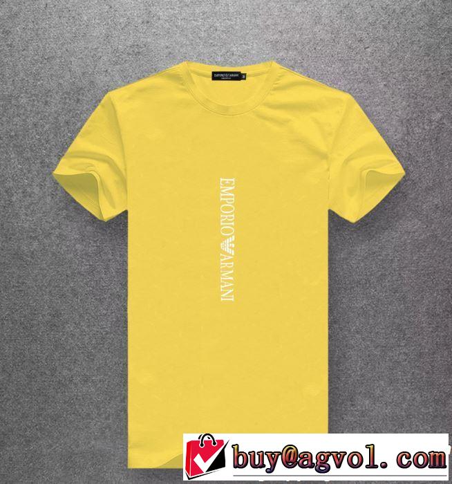 多色可選 半袖Tシャツ 2019夏ファション新品 大人のこなれた着こなし ARMANI アルマーニ
