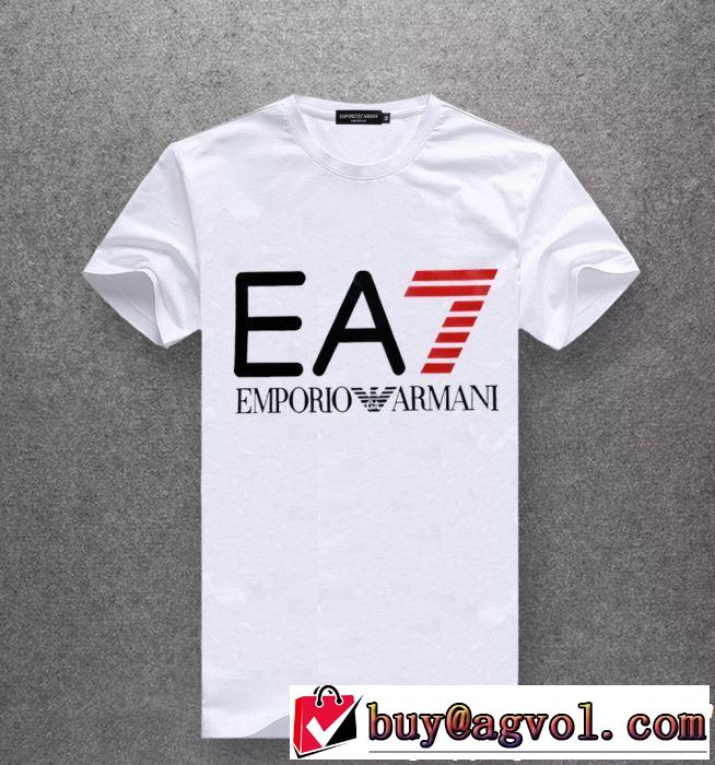 優しげ人気アイテム 2019年春夏のトレンドアイテム ARMANI アルマーニ 多色可選 半袖Tシャツ