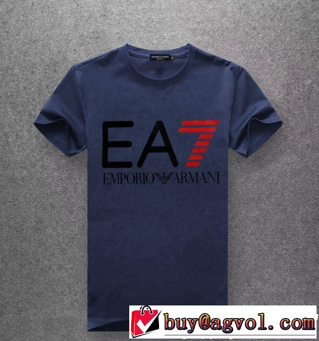 優しげ人気アイテム 2019年春夏のトレンドアイテム ARMANI アルマーニ 多色可選 半袖Tシャツ
