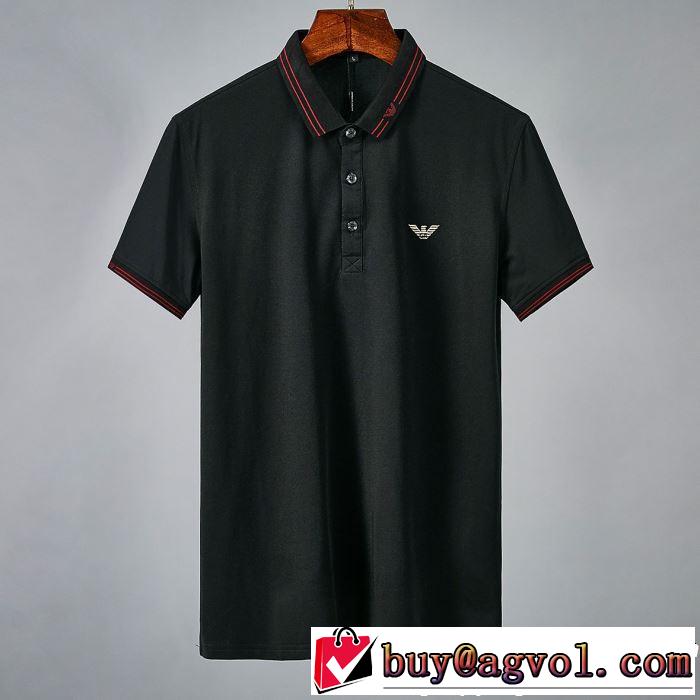ARMANI アルマーニ 半袖Tシャツ 3色可選 2019年春夏のトレンドアイテム 抜け感のある夏着物
