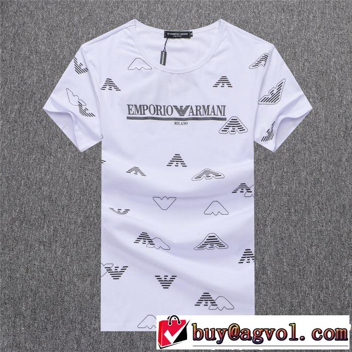 おすすめな大人のトレンド ARMANI アルマーニ 半袖Tシャツ 3色可選 【2019春夏】最新コレクション