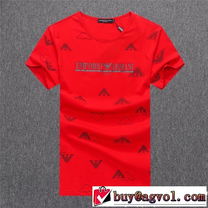 おすすめな大人のトレンド ARMANI アルマーニ 半袖Tシャツ 3色可選 【2019春夏】最新コレクション