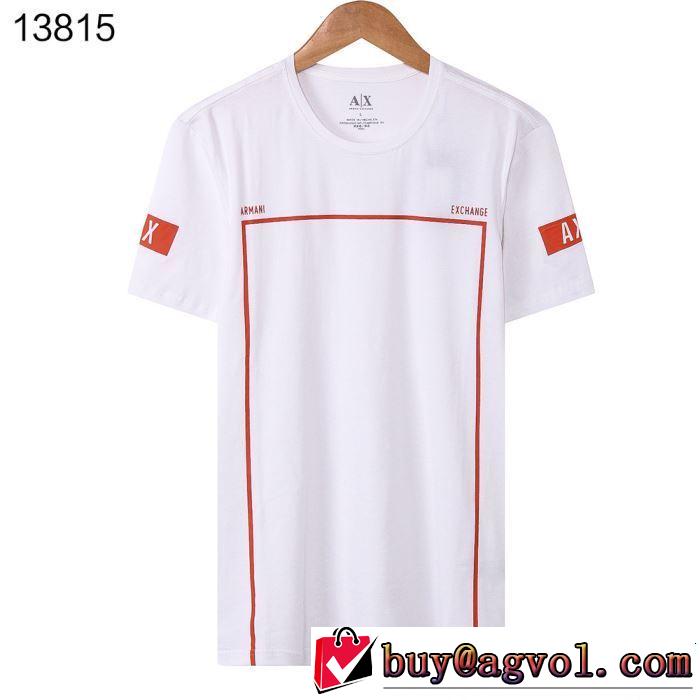 半袖Tシャツ 4色可選 春色の最旬の人気アイテム 2019春夏トレンドアイテム ARMANI アルマーニ