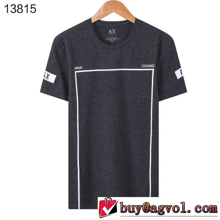 半袖Tシャツ 4色可選 春色の最旬の人気アイテム 2019春夏トレンドアイテム ARMANI アルマーニ