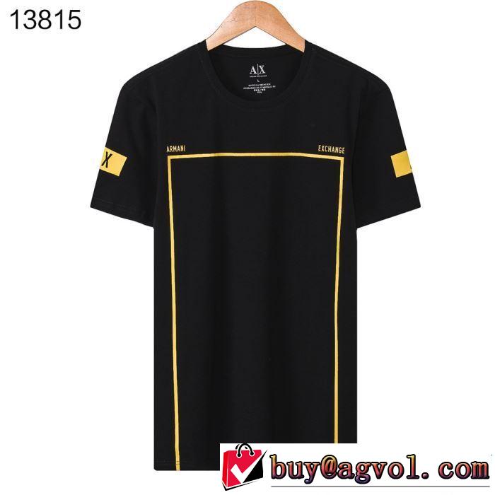 半袖Tシャツ 4色可選 春色の最旬の人気アイテム 2019春夏トレンドアイテム ARMANI アルマーニ