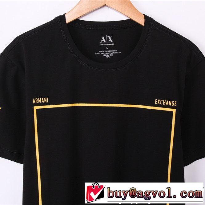 半袖Tシャツ 4色可選 春色の最旬の人気アイテム 2019春夏トレンドアイテム ARMANI アルマーニ