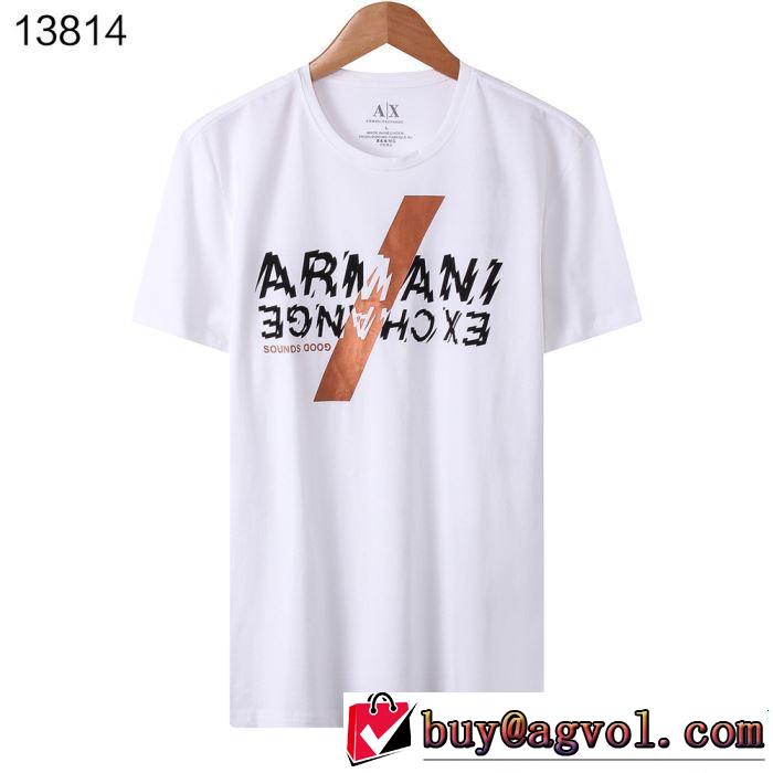 ARMANI アルマーニ 半袖Tシャツ 4色可選 今期のトレンド定番アイテム 2019SSのトレンド商品