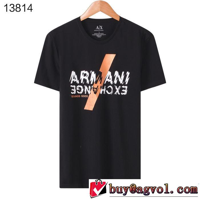 ARMANI アルマーニ 半袖Tシャツ 4色可選 今期のトレンド定番アイテム 2019SSのトレンド商品