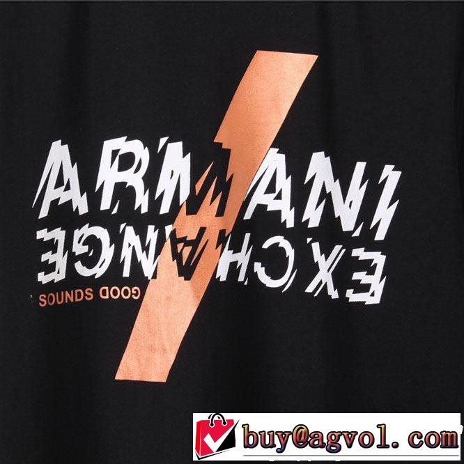 ARMANI アルマーニ 半袖Tシャツ 4色可選 今期のトレンド定番アイテム 2019SSのトレンド商品