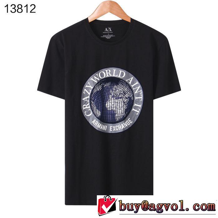 暑い今こそ活躍させたい！ 2019年春夏シーズンの人気 ARMANI アルマーニ 半袖Tシャツ 4色可選