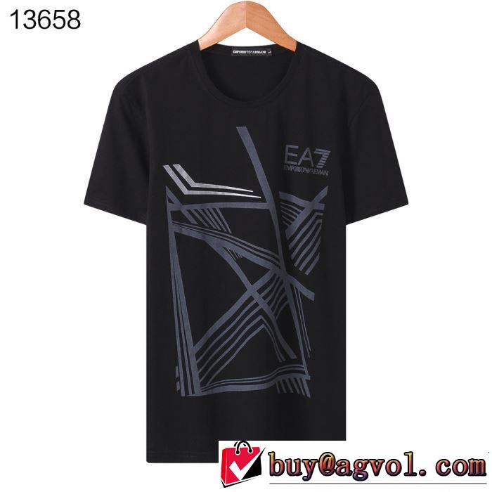 今流行りの最新コレクション ARMANI アルマーニ 半袖Tシャツ 4色可選 大人カジュアル夏ファッション2019