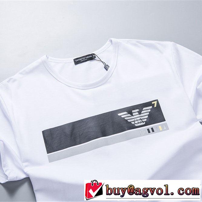る春夏おすすめの人気商品 ARMANI アルマーニ 半袖Tシャツ 3色可選 2019年春夏流行ファッション