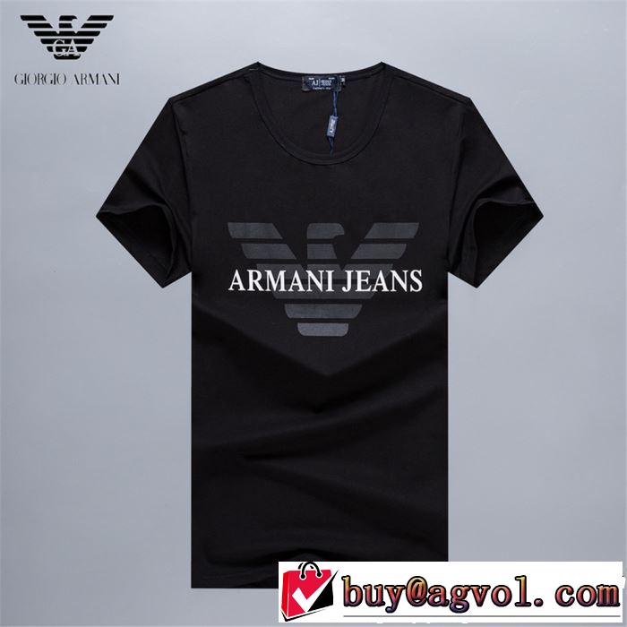 ARMANI アルマーニ 半袖Tシャツ 3色可選 2019夏ファション新品 今季トレンドの限定アイテム