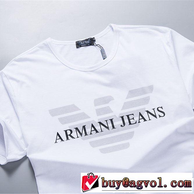ARMANI アルマーニ 半袖Tシャツ 3色可選 2019夏ファション新品 今季トレンドの限定アイテム