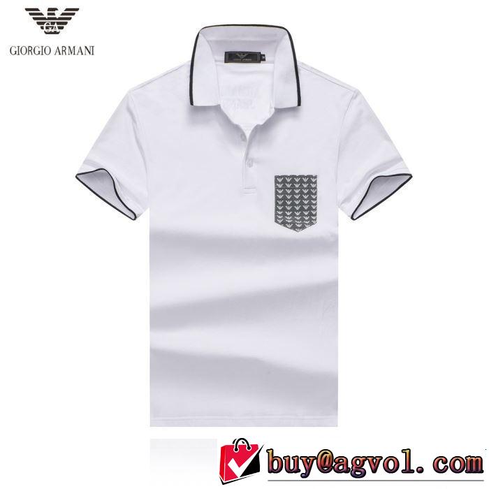 最もクラシックなタイプ ARMANI アルマーニ 半袖Tシャツ 2色可選 《2019年》今、注目のストリート