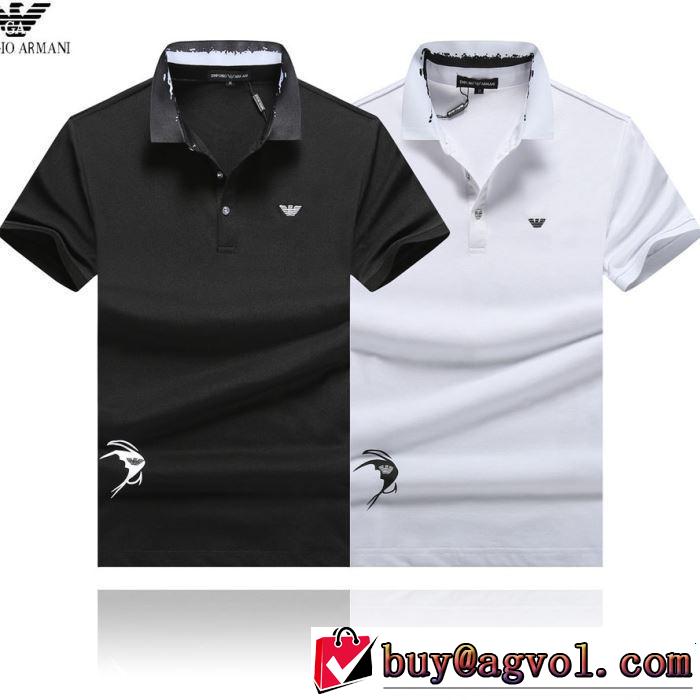 新作コレクションを見る 【2019春夏】最新コレクション ARMANI アルマーニ 半袖Tシャツ 2色可選