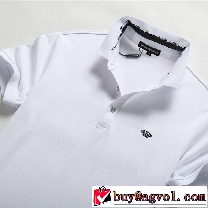 新作コレクションを見る 【2019春夏】最新コレクション ARMANI アルマーニ 半袖Tシャツ 2色可選